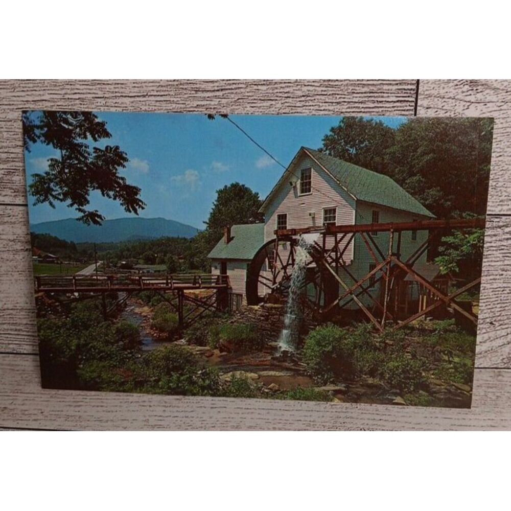 Vintage Postcard The Old Mill at‎ Cherokee North Carolina Ephemera Souvenir